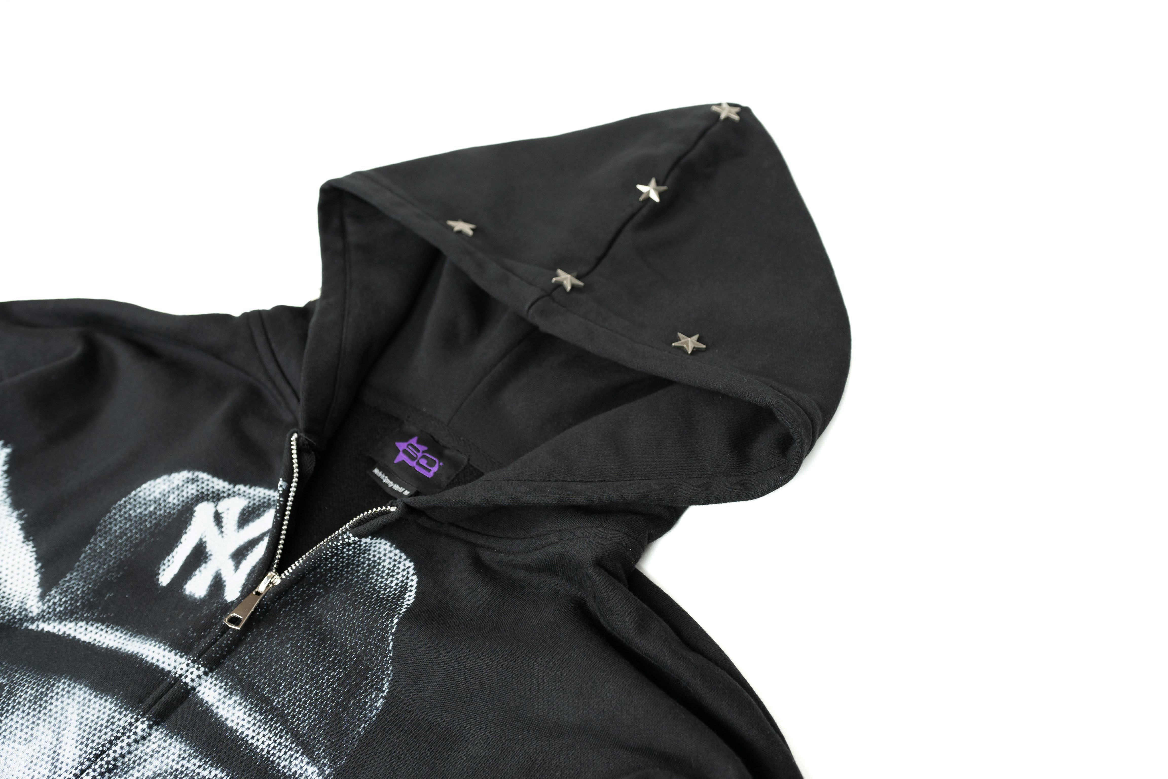 Goated Zip Up Hoodie (Black)