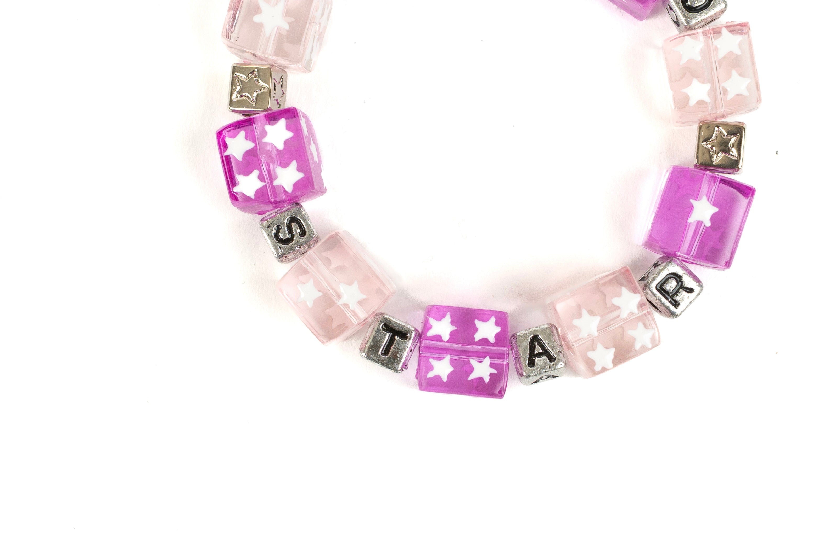 Shooting Stars Bracelet Pink & Purple