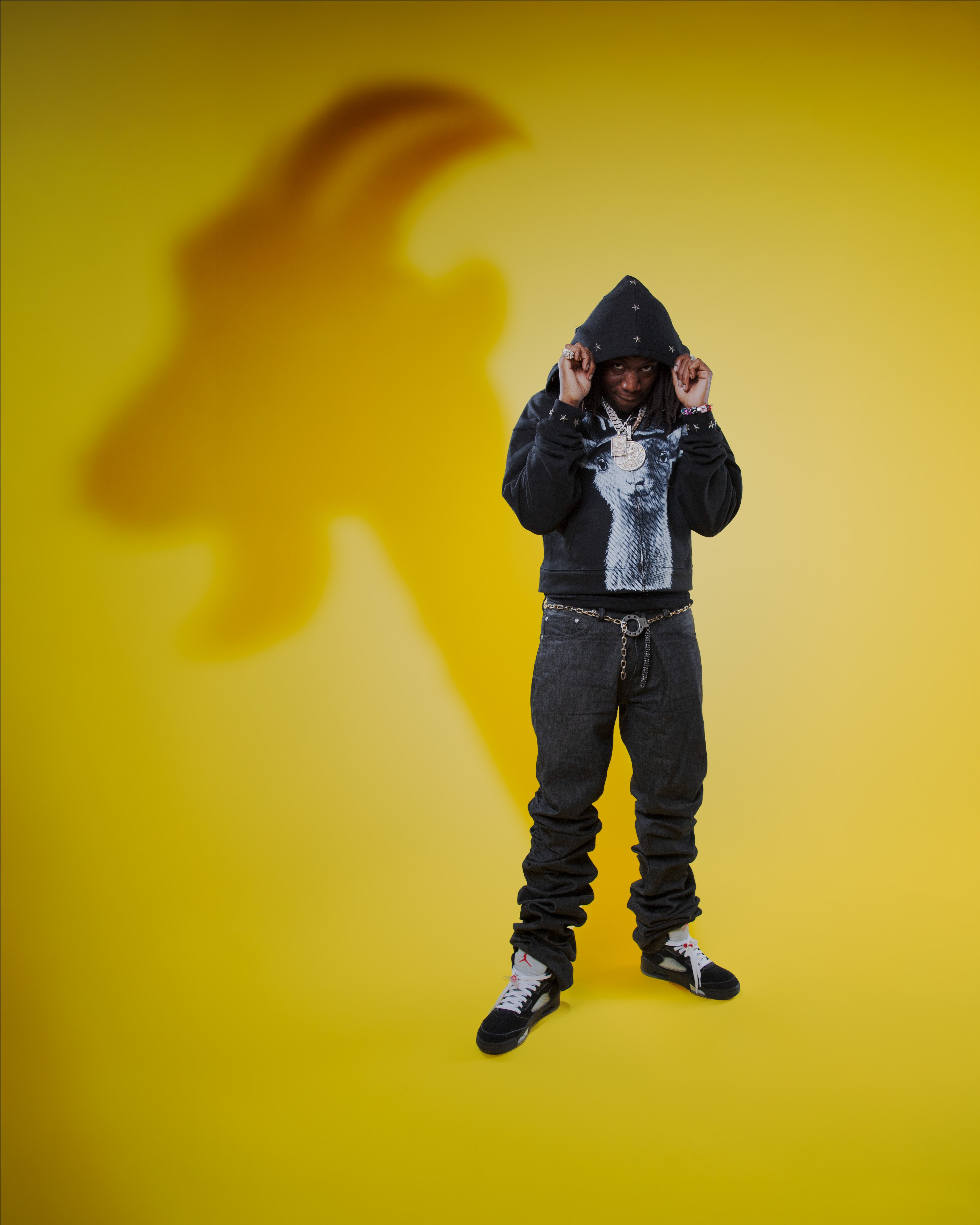 Goated Zip Up Hoodie (Black)